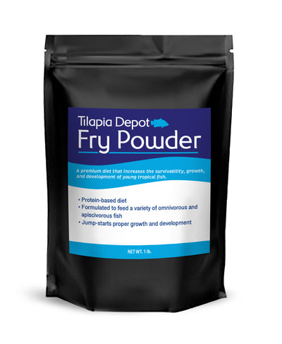 Fry Powder Diet (1lb bag) by Tilapia Depot